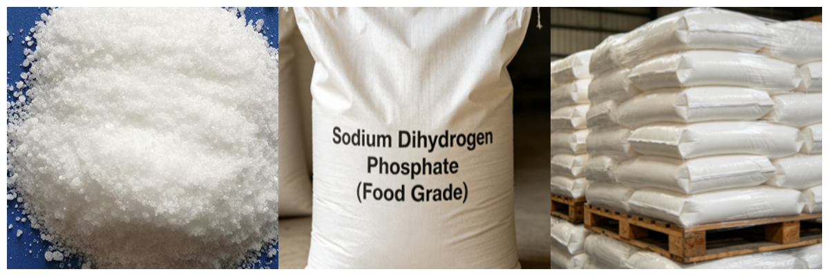 Fosfato Di-hidrogenado de Sódio (Grau Alimentício) CAS # 7558-80-7